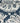 Print-ELLA #12 BLUE-100% LINEN on White Belgian Fabric 7.5 Oz. 54"-End Roll- SALE InstaLinen.com