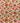 Print -SCROLL #2 Orange -100% LINEN Off White Belgian Fabric 7.5 Oz. 54"-End Roll- SALE (Copy) InstaLinen.com